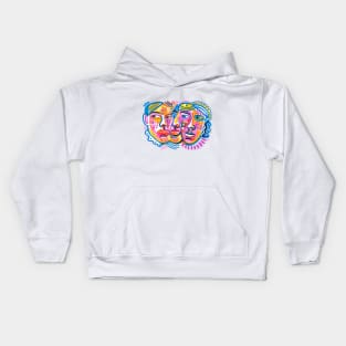 art faces Kids Hoodie